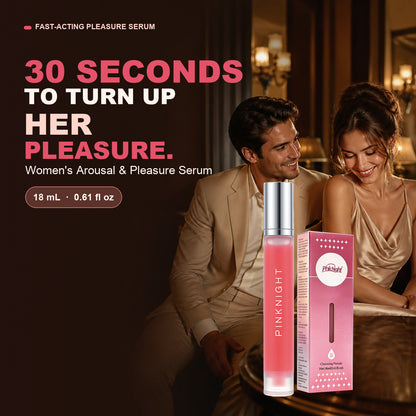 30-second women's arousal and pleasure serum in an 18 mL tube with retail box