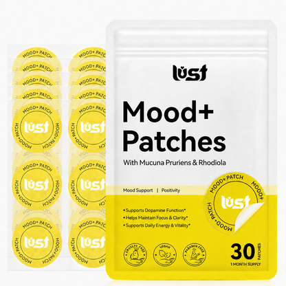 Lust Mood+ Patches pouch with 30 wearable patches