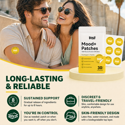 Lust Mood+ Patches long-lasting and travel-friendly benefits