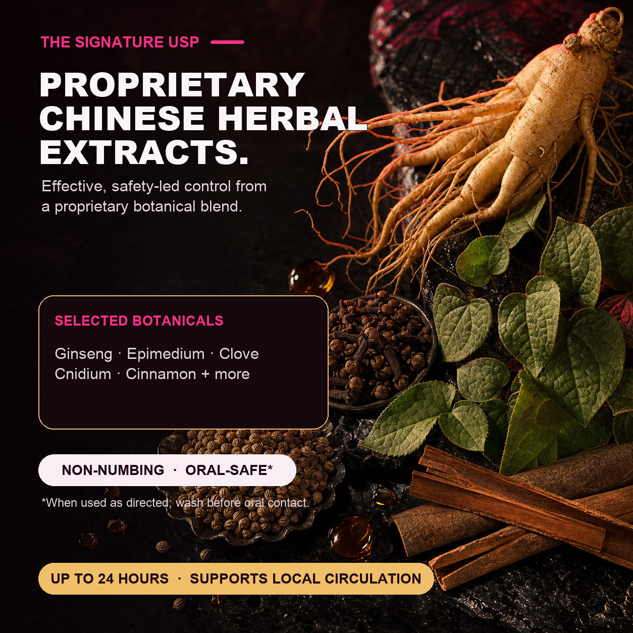Proprietary Chinese herbal-extract formula