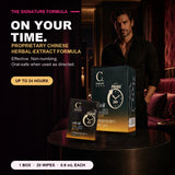 +60 More Minutes — On Your Time Men's Delay Wipes, 20 Count