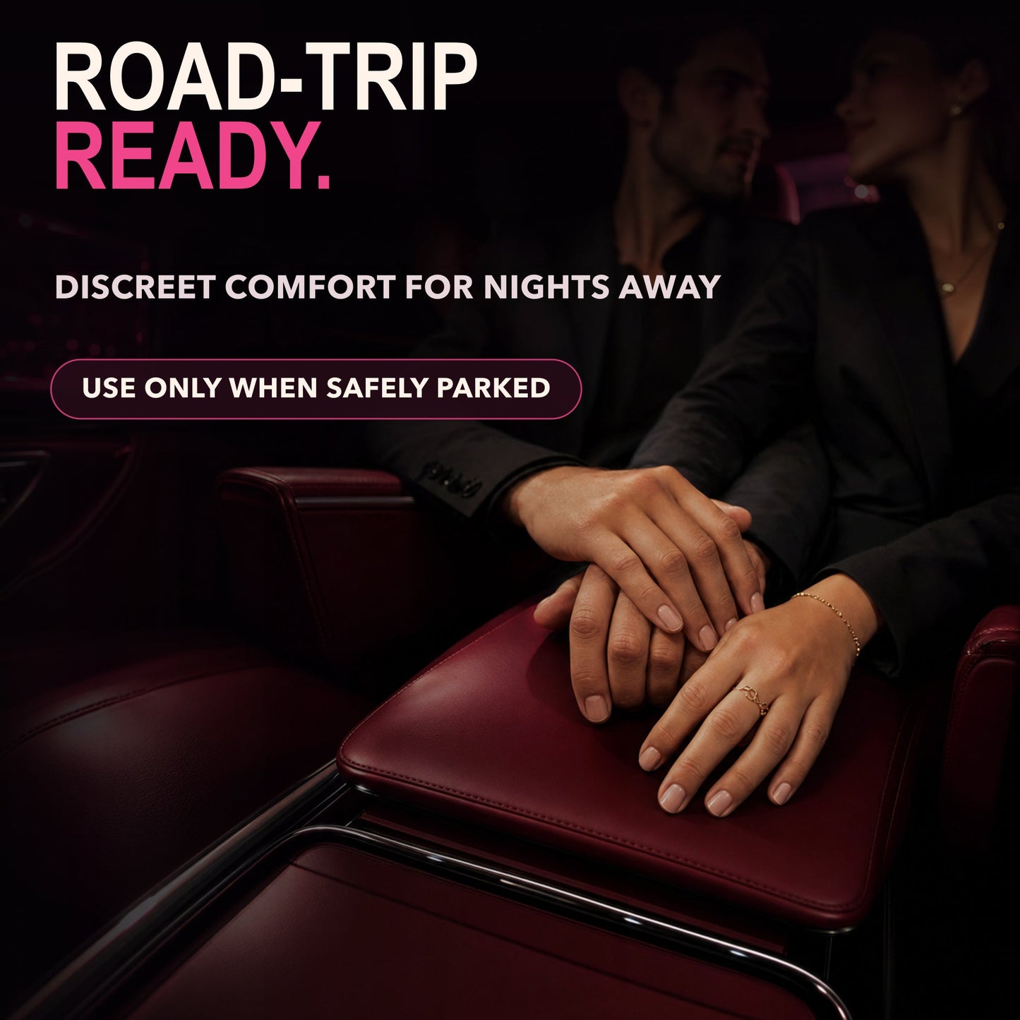 Portable personal gel for trips and private use when safely parked