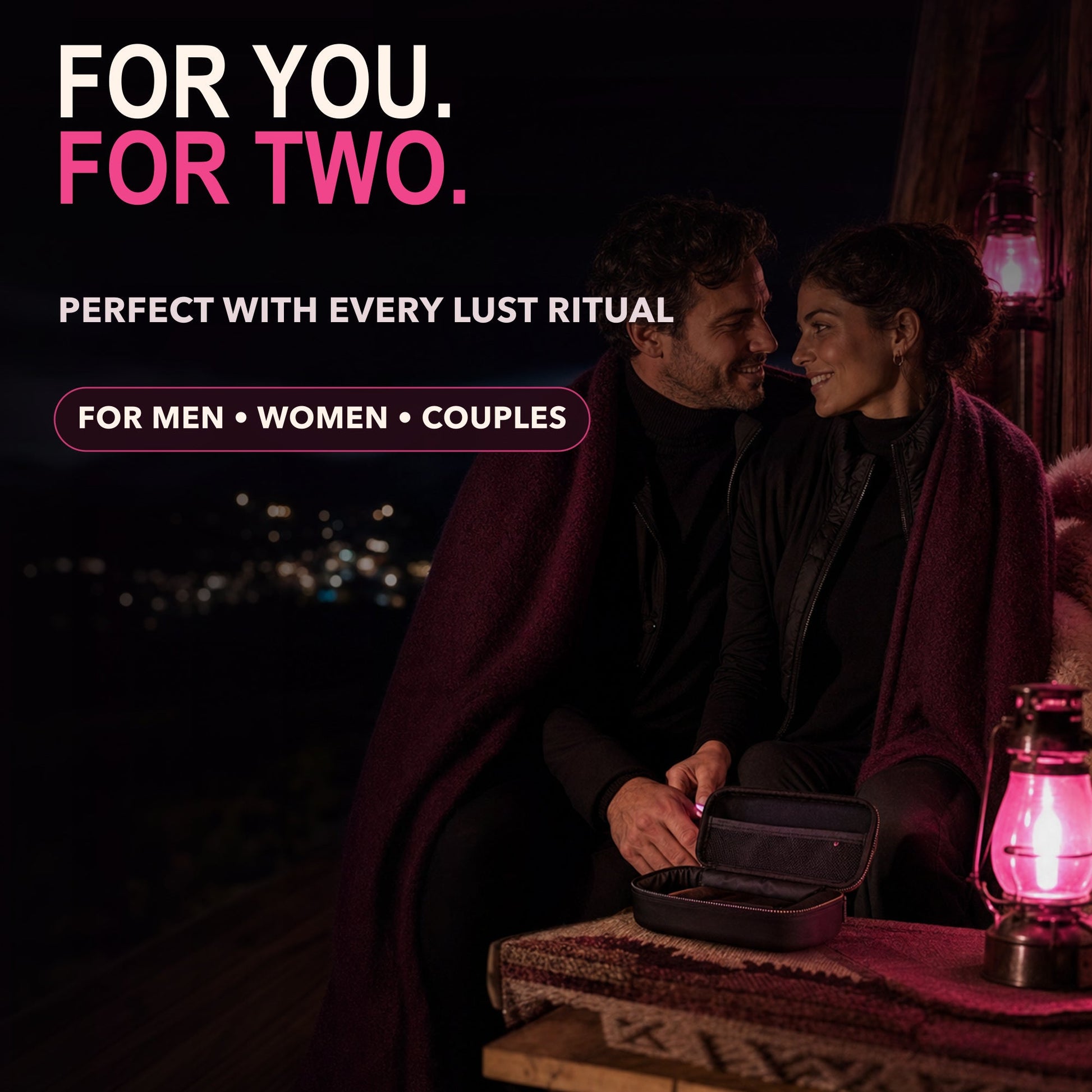Portable personal gel for men, women and couples, designed for every Lust ritual