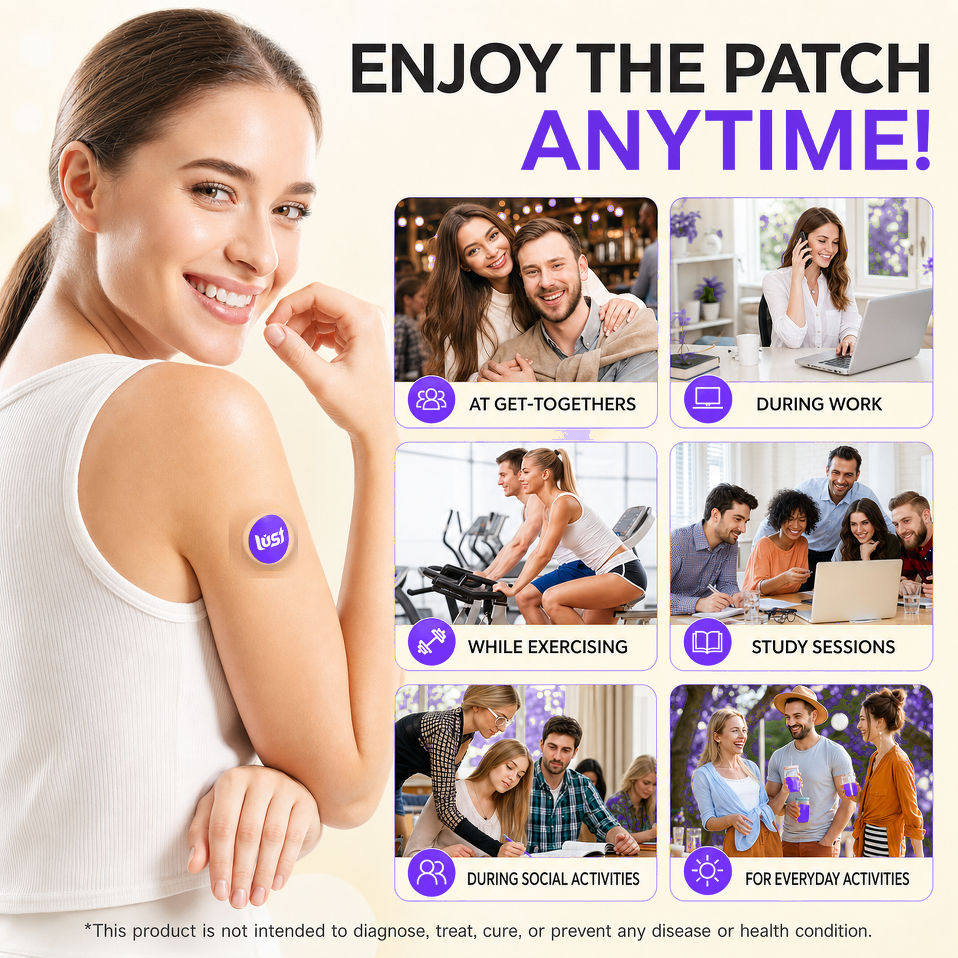 Ways to use Lust Dopamine Patches throughout the day