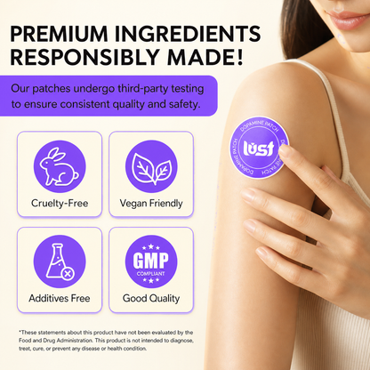 Lust Dopamine Patches premium quality features
