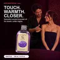 Aromatherapy Sensual Massage Oil for Couples, 130 mL / 4.4 fl. oz.